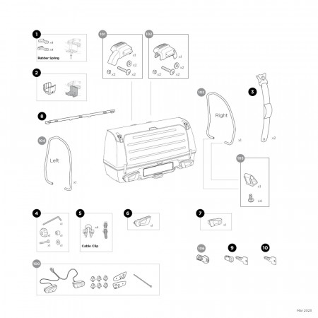 Thule 1500057213 bøyle venstre side til 9059 Onto